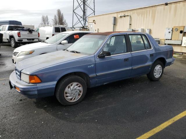 1B3XA46VXPF665728 - 1993 DODGE SPIRIT BLUE photo 1