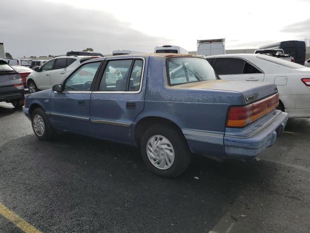 1B3XA46VXPF665728 - 1993 DODGE SPIRIT BLUE photo 2