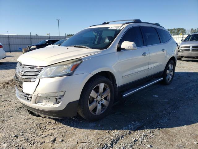 1GNKRLKDXDJ160376 - 2013 CHEVROLET TRAVERSE LTZ WHITE photo 1