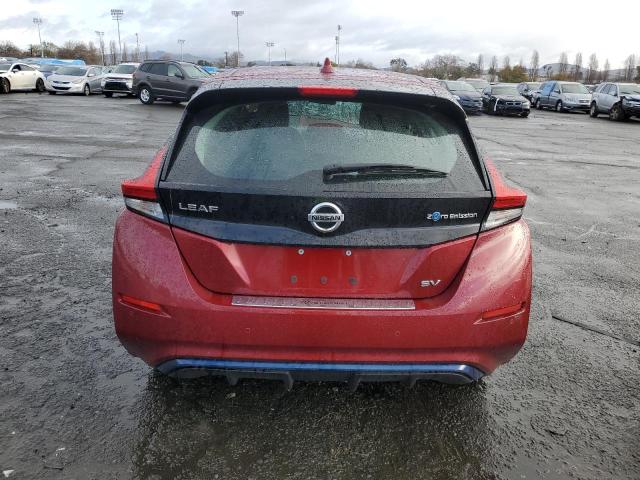 1N4AZ1CP6LC300904 - 2020 NISSAN LEAF SV BURGUNDY photo 6