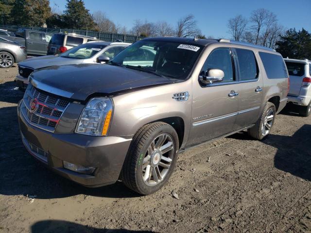 1GYS4KEF7DR312365 - 2013 CADILLAC ESCALADE ESV PLATINUM ყავისფერი ფოტო 1