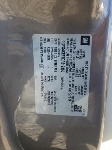 1GYS4KEF7DR312365 - 2013 CADILLAC ESCALADE ESV PLATINUM ყავისფერი ფოტო 13