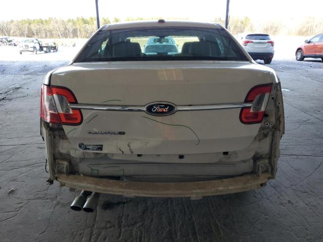 1FAHP2DW4CG125500 - 2012 FORD TAURUS SE WHITE photo 6