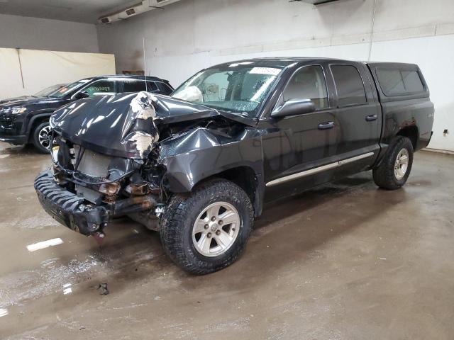 1D7HW58N28S632986 - 2008 DODGE DAKOTA QUAD LARAMIE BLACK photo 1