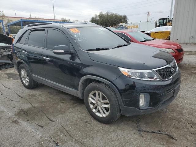 5XYKT3A67FG658146 - 2015 KIA SORENTO LX BLACK photo 4