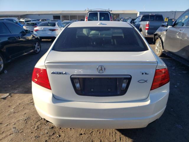 19UUA66246A031685 - 2006 ACURA 3.2TL WHITE photo 6