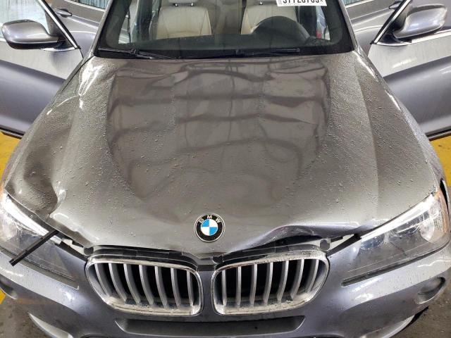 5UXWX9C50D0A23903 - 2013 BMW X3 XDRIVE28I ნაცრისფერი ფოტო 12