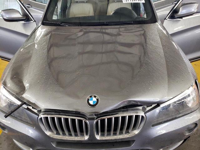 5UXWX9C50D0A23903 - 2013 BMW X3 XDRIVE28I GRAY photo 12