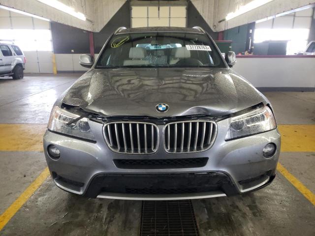 5UXWX9C50D0A23903 - 2013 BMW X3 XDRIVE28I GRAY photo 5