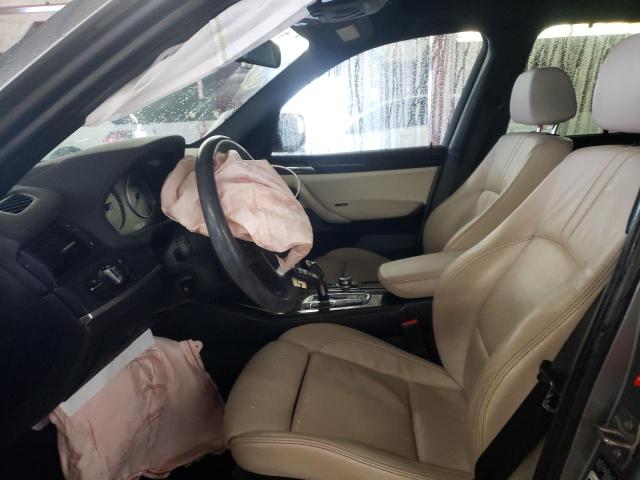 5UXWX9C50D0A23903 - 2013 BMW X3 XDRIVE28I ნაცრისფერი ფოტო 7