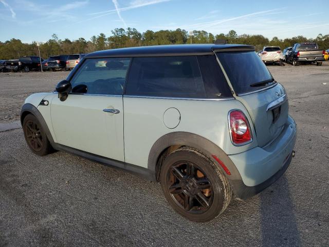 WMWSU3C57DT690482 - 2013 MINI COOPER TURQUOISE photo 2