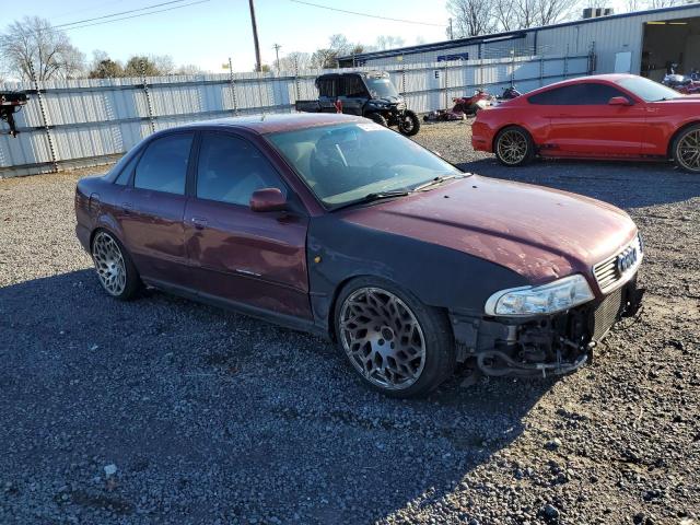 WAUCB28D1WA204929 - 1998 AUDI A4 1.8T QUATTRO BURGUNDY photo 4