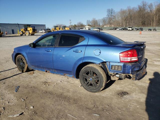 1B3LC56K98N139912 - 2008 DODGE AVENGER SXT BLUE photo 2