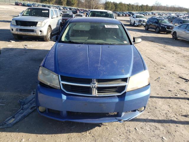 1B3LC56K98N139912 - 2008 DODGE AVENGER SXT BLUE photo 5