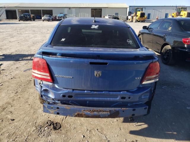 1B3LC56K98N139912 - 2008 DODGE AVENGER SXT BLUE photo 6