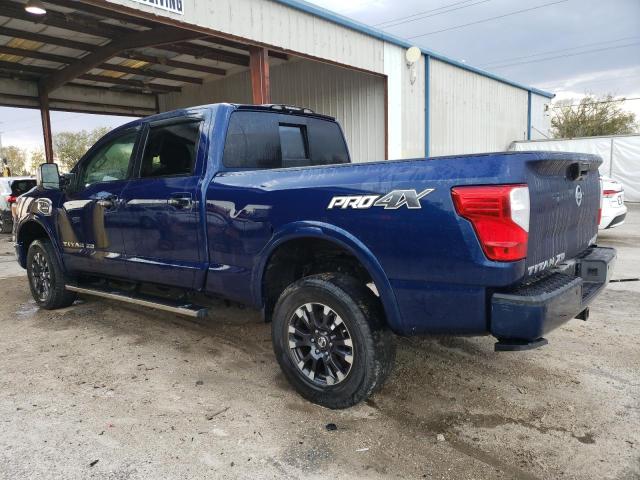 1N6BA1F47HN576203 - 2017 NISSAN TITAN XD SL BLUE photo 2