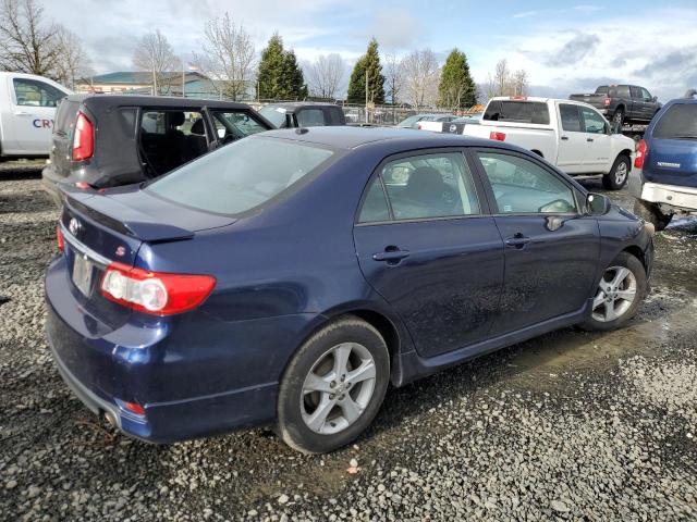 2T1BU4EEXCC820394 - 2012 TOYOTA COROLLA BASE BLUE photo 3