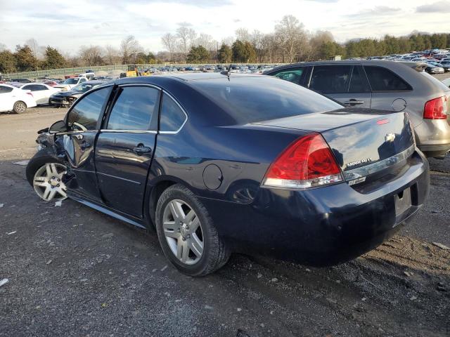 2G1WB5EN9A1208222 - 2010 CHEVROLET IMPALA LT BLUE photo 2