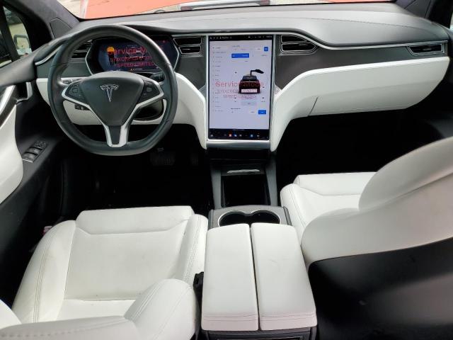 5YJXCBE23HF075784 - 2017 TESLA MODEL X ORANGE photo 8