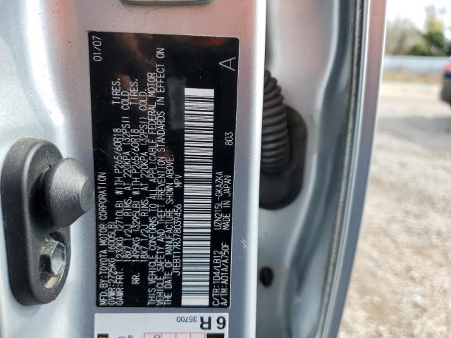 JTEBT17R378039456 - 2007 TOYOTA 4RUNNER LIMITED SILVER photo 13