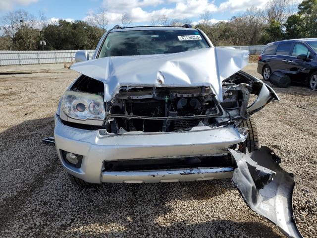 JTEBT17R378039456 - 2007 TOYOTA 4RUNNER LIMITED SILVER photo 5