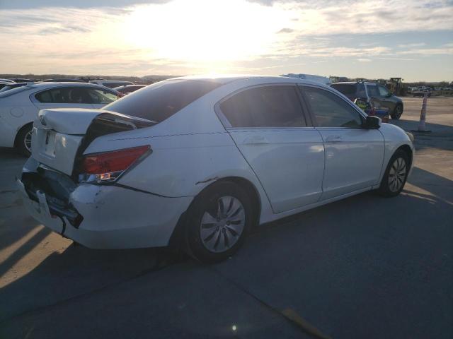 1HGCP26379A099642 - 2009 HONDA ACCORD LX WHITE photo 3