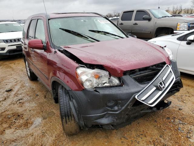 JHLRD78875C056461 - 2005 HONDA CR-V EX RED photo 4