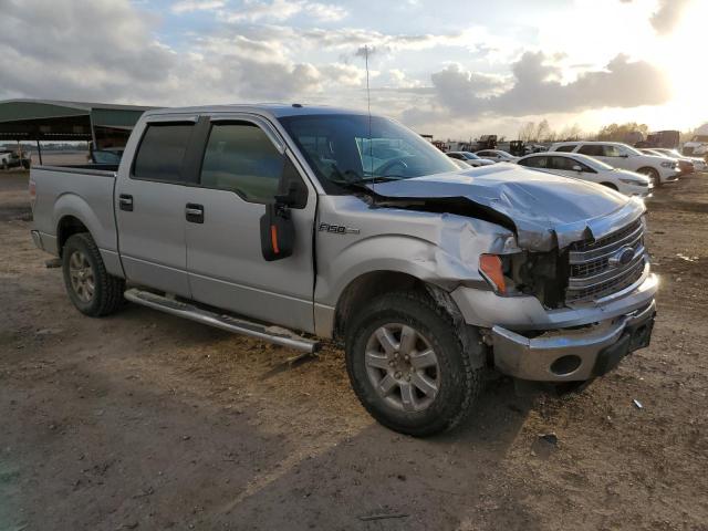 1FTFW1CFXDKE22656 - 2013 FORD F150 SUPERCREW SILVER photo 4