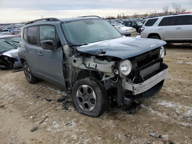 ZACCJBAT1GPE14262 - 2016 JEEP RENEGADE SPORT GRAY photo 4