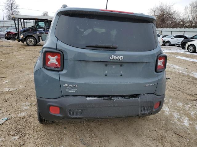 ZACCJBAT1GPE14262 - 2016 JEEP RENEGADE SPORT GRAY photo 6