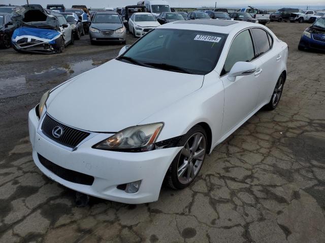 JTHBF5C27A5109768 - 2010 LEXUS IS 250 WHITE photo 1