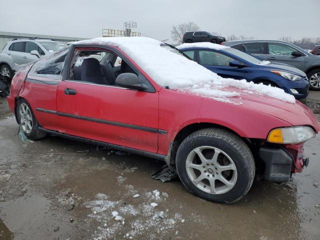 2HGEJ2123SH538920 - 1995 HONDA CIVIC DX RED photo 4