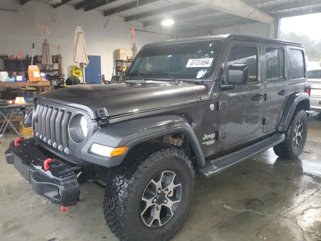 1C4HJXDG8KW528207 - 2019 JEEP WRANGLER U SPORT ნაცრისფერი ფოტო 1