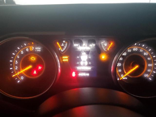 1C4HJXDG8KW528207 - 2019 JEEP WRANGLER U SPORT ნაცრისფერი ფოტო 9