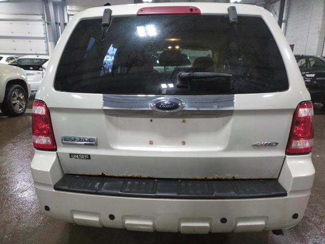 1FMCU94G79KB71614 - 2009 FORD ESCAPE LIMITED WHITE photo 6