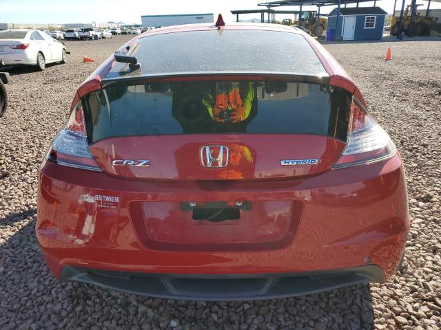 JHMZF1D69CS003688 - 2012 HONDA CR-Z EX RED photo 6