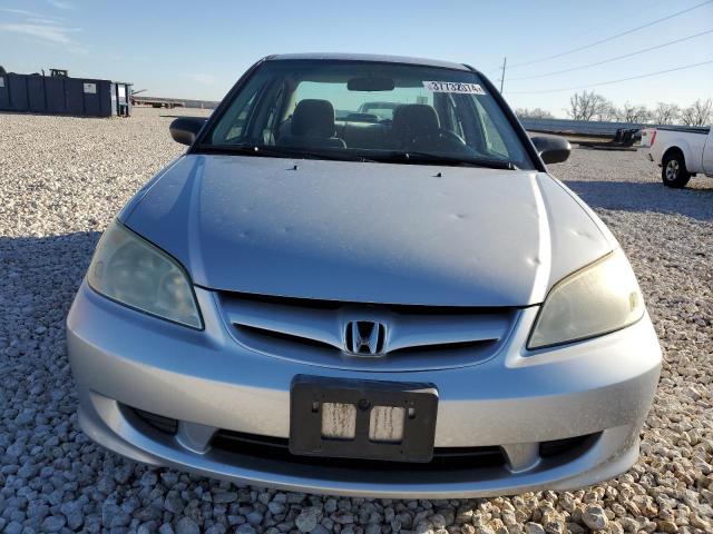 1HGES163X4L005140 - 2004 HONDA CIVIC DX VP Gümüş foto 5