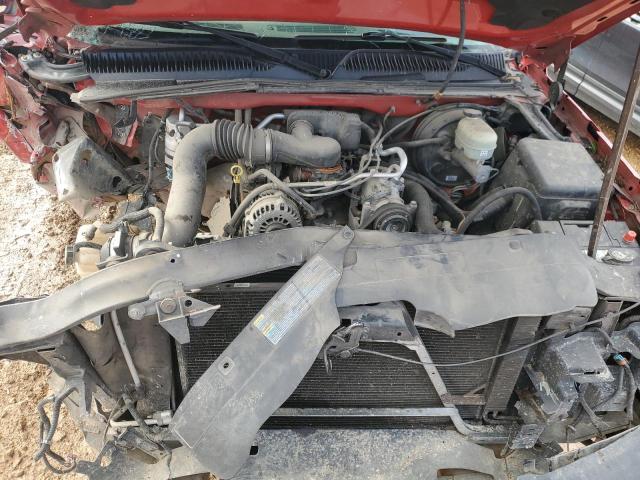 1GCEC14XX7Z143361 - 2007 CHEVROLET SILVERADO C1500 CLASSIC RED photo 11