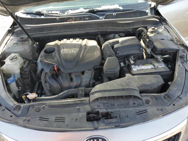 KNAGM4A72B5053677 - 2011 KIA OPTIMA LX SILVER photo 11