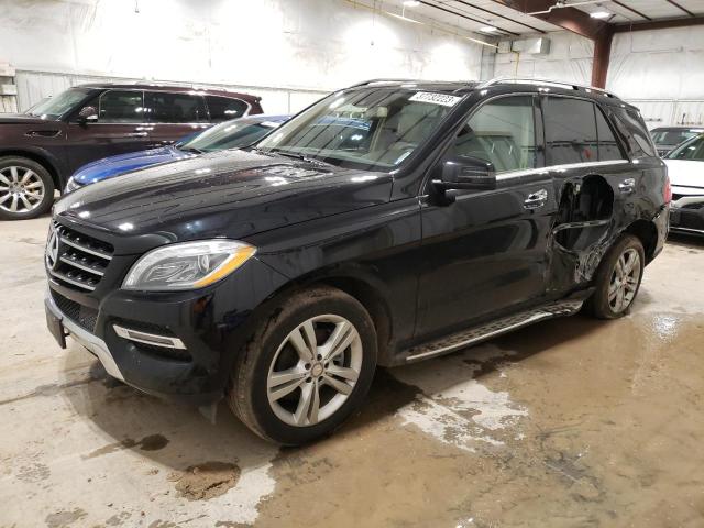 4JGDA5HB7FA523175 - 2015 MERCEDES-BENZ ML 350 4MATIC BLACK photo 1
