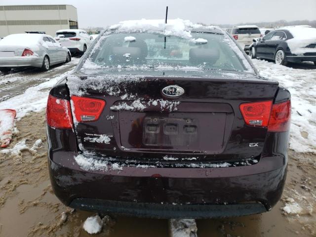 KNAFU4A29B5391805 - 2011 KIA FORTE EX PURPLE photo 6