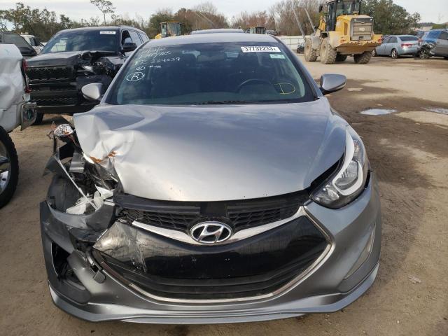 KMHDH6AH5EU029491 - 2014 HYUNDAI ELANTRA CO GS SILVER photo 5