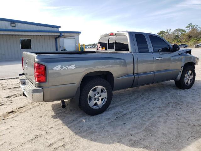 1D7HW42N46S689979 - 2006 DODGE DAKOTA SLT GRAY photo 3