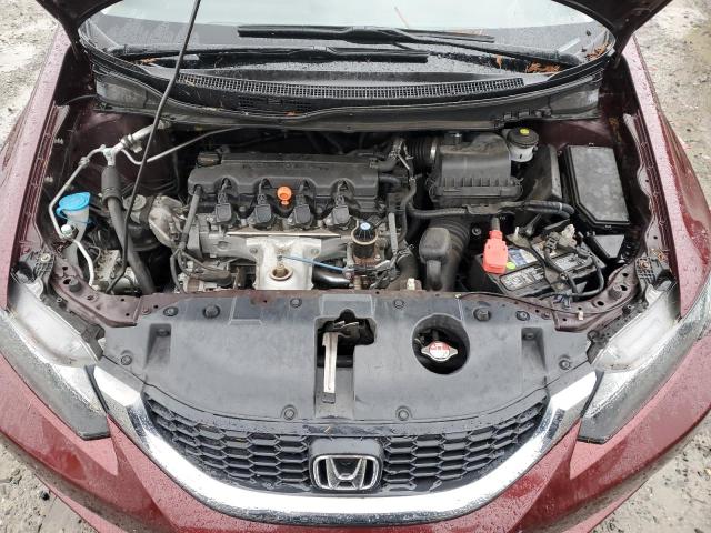 2HGFB2F57FH521385 - 2015 HONDA CIVIC LX MAROON photo 11