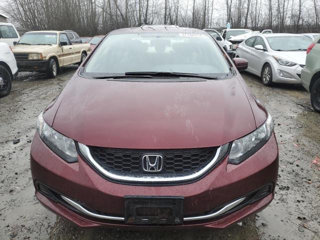 2HGFB2F57FH521385 - 2015 HONDA CIVIC LX MAROON photo 5