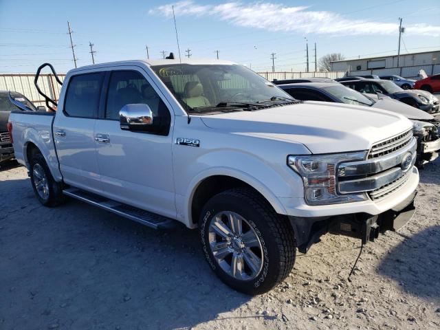 1FTEW1E44KKE61277 - 2019 FORD F150 SUPERCREW WHITE photo 4