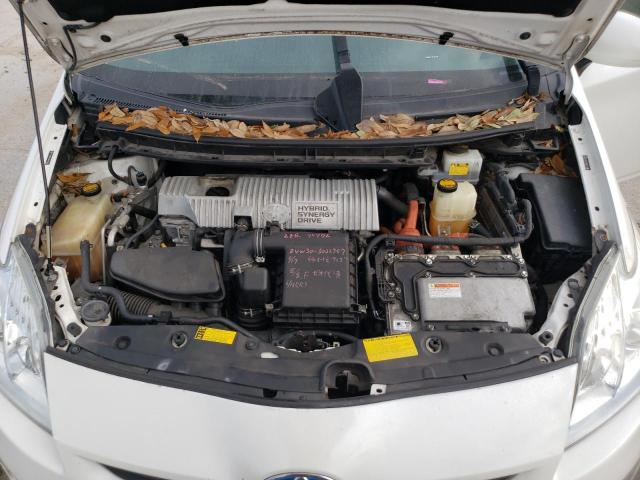 JTDKN3DU8B0302020 - 2011 TOYOTA PRIUS WHITE photo 11