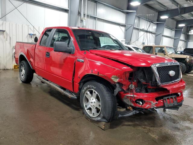 1FTPX14V57FA25957 - 2007 FORD F150 RED photo 4