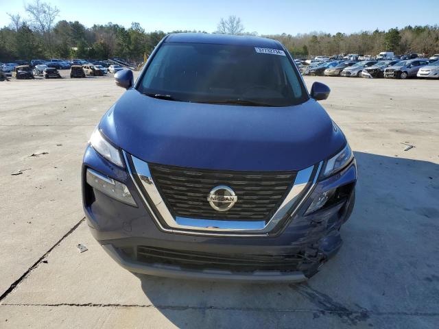 5N1AT3BA1MC743138 - 2021 NISSAN ROGUE SV BLUE photo 5