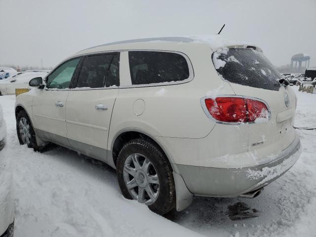 5GALRBED7AJ230092 - 2010 BUICK ENCLAVE CXL WHITE photo 2